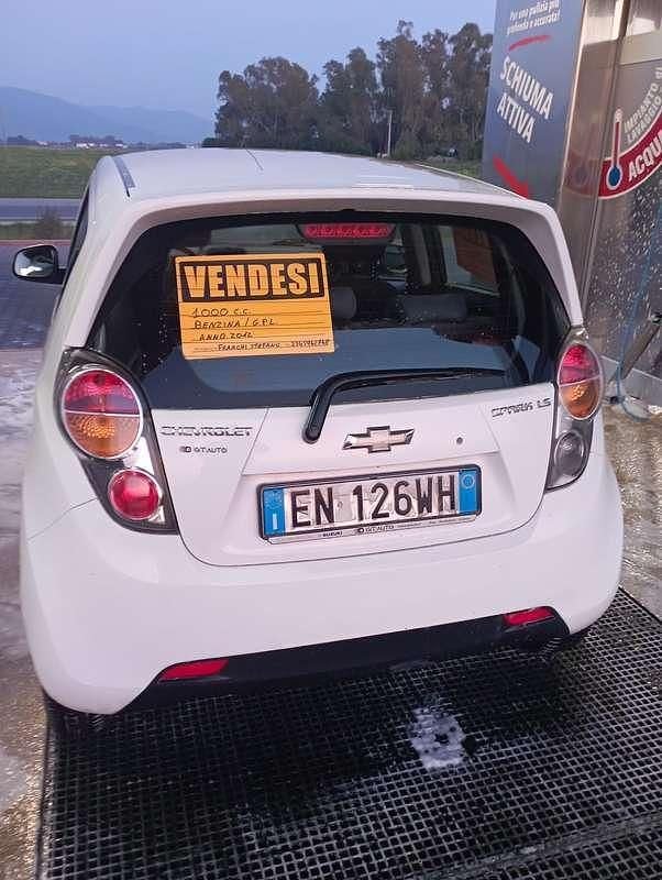 Usata Chevrolet Spark LS 68 CV (50 kW) 2012 Bianco Utilitaria