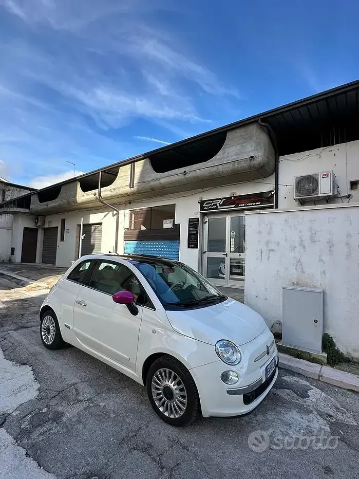 Usata Fiat 500 Lounge 69 CV (50 kW) 2014 Bianco Berlina