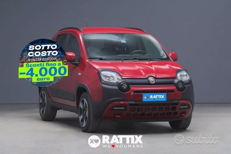 Rosso Usata 2024 Fiat Panda Cross Cross Due volumi | 12.278 € (Ottimo prezzo) - Immagine 1/4