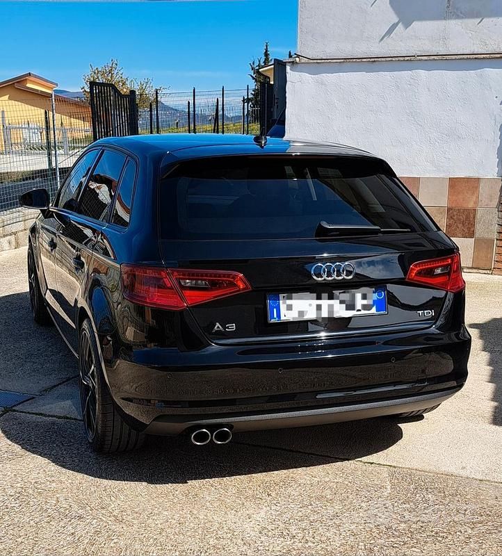 Usata Audi A3 Ambiente 150 CV (110 kW) 2014 Nero Berlina