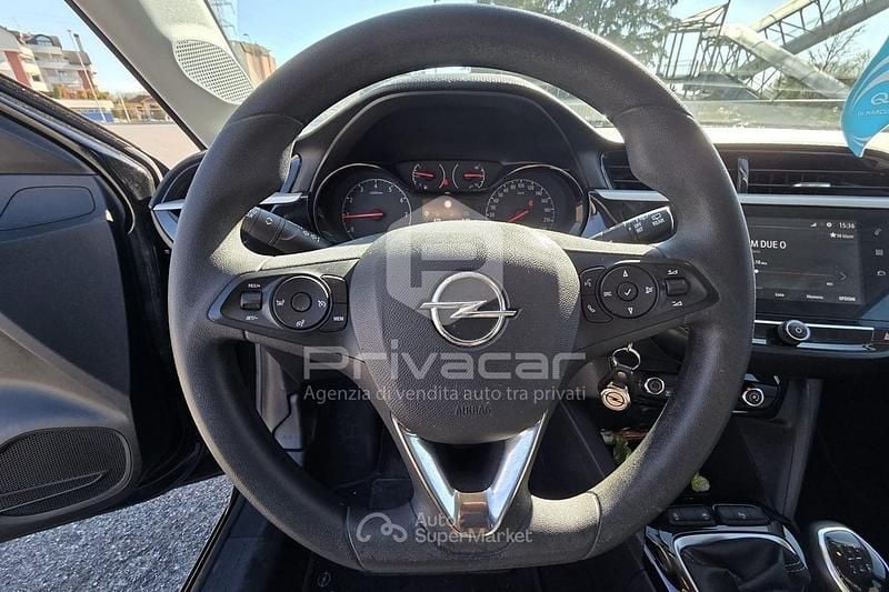 Usata Opel Corsa Edition 75 CV (55 kW) 2021 Nero Utilitaria