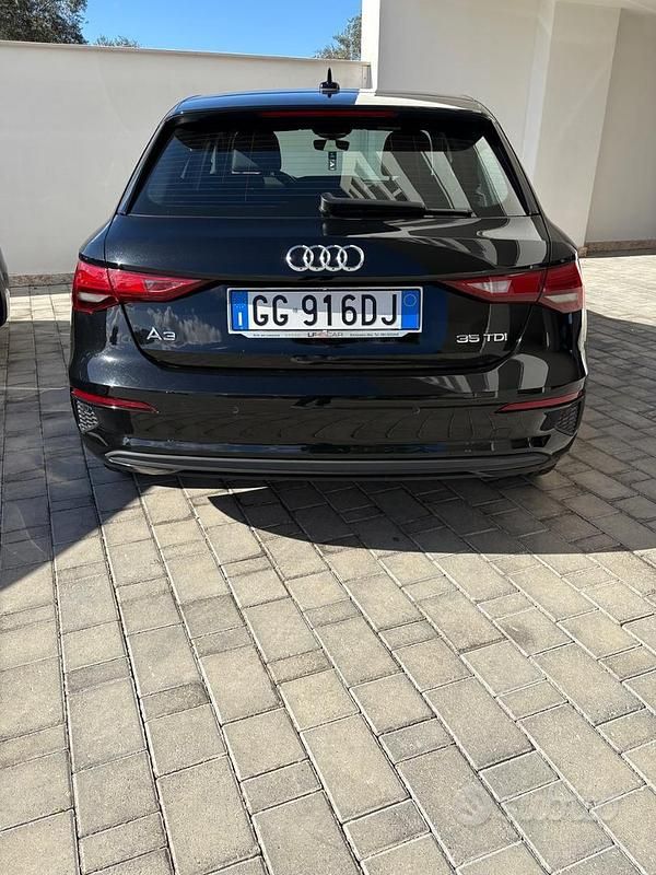 Usata Audi A3 Advanced 150 CV (110 kW) 2020 Nero Berlina