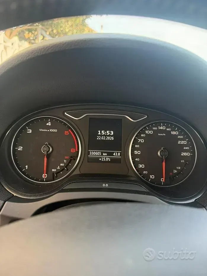 Usata Audi A3 150 CV (110 kW) 2014 Bianco Berlina