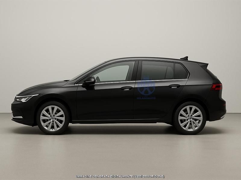Usata VW Golf VIII Style 150 CV (110 kW) 2023 Nero Utilitaria
