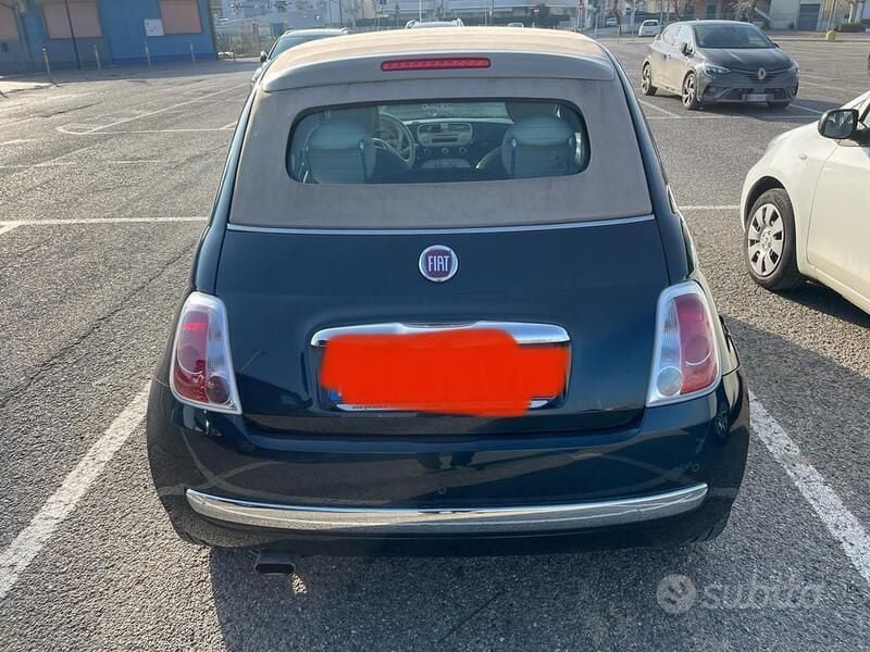 Usata Fiat 500 69 CV (50 kW) 2013 Blu Cabrio