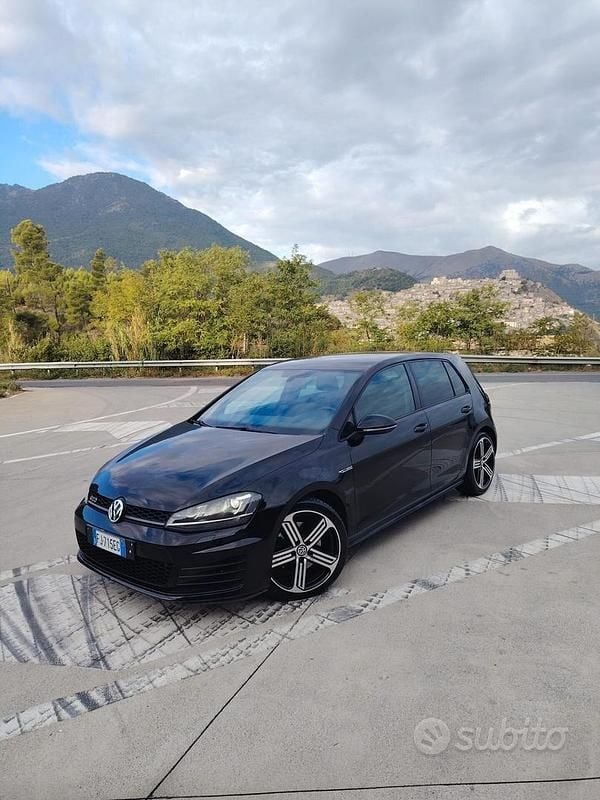 Usata VW Golf VII GTD 184 CV (135 kW) 2015 Nero Berlina