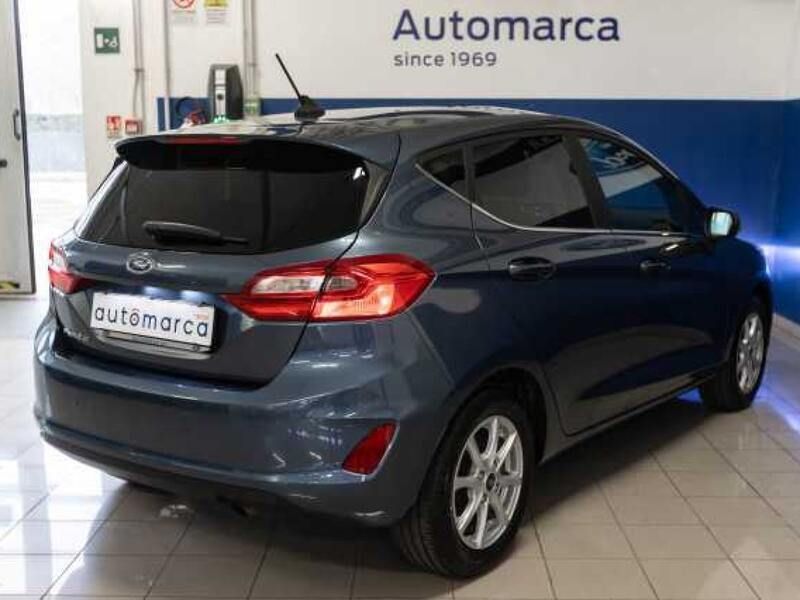 Usata Ford Fiesta Titanium 75 CV (55 kW) 2020 Blu/azzurro Utilitaria