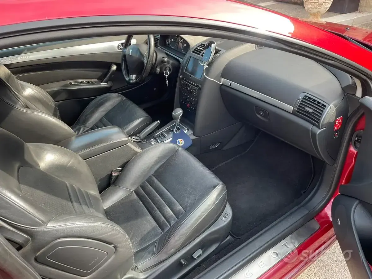 Usata Peugeot 407 Coupe 204 CV (150 kW) 2009 Rosso Coupé