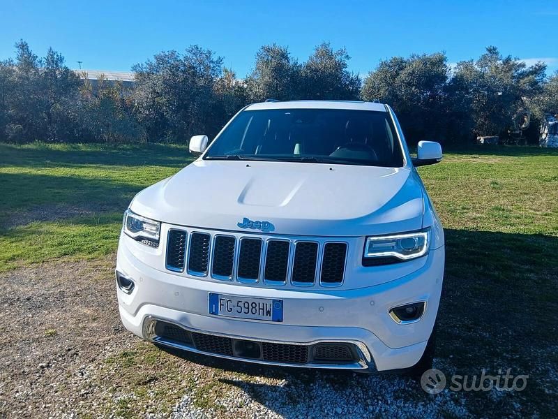 Usata Jeep Grand Cherokee Overland 250 CV (183 kW) 2016 Bianco SUV