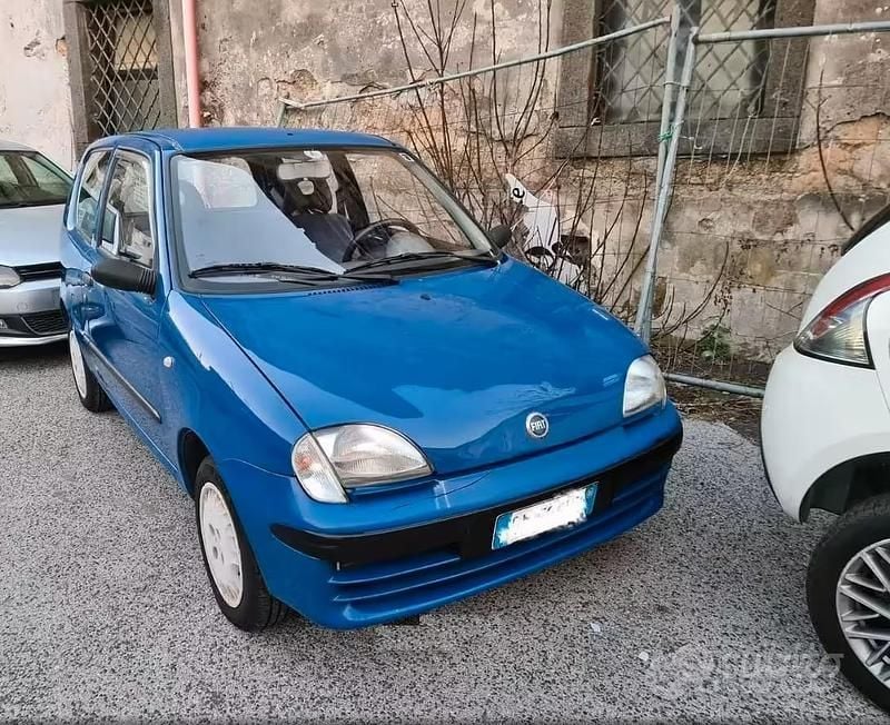 Usata Fiat Seicento 2001 Blu Utilitaria