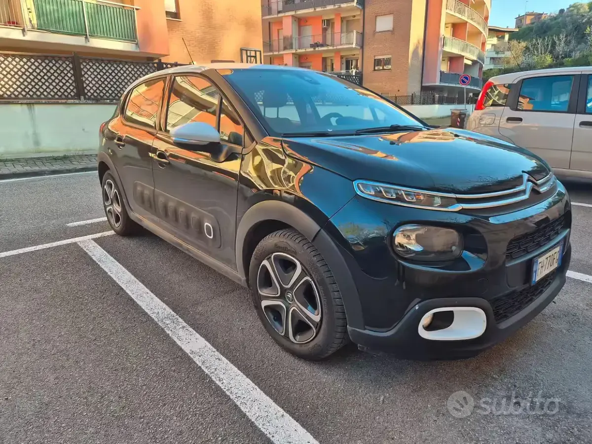 Usata Citroën C3 75 CV (55 kW) 2017 Nero Berlina