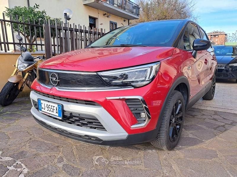 Usata Opel Crossland X Design & Tech 110 CV (80 kW) 2022 Rosso SUV
