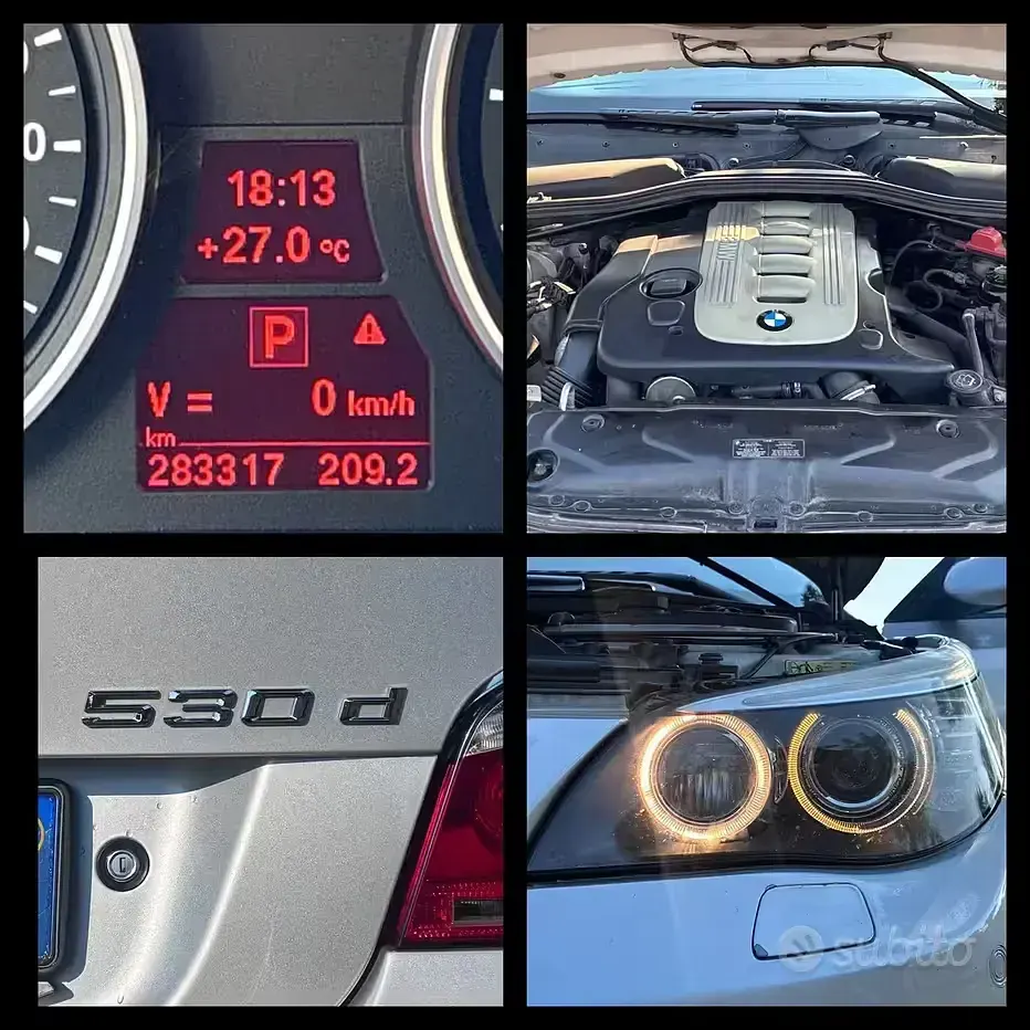 Usata BMW 530 Comfort Edition 235 CV (172 kW) 2008 Grigio Berlina