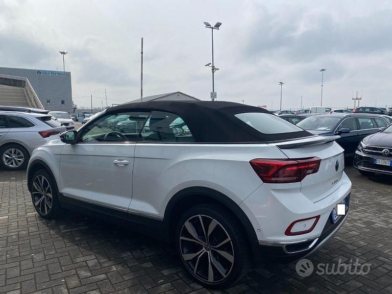 Usata VW T-Roc Cabriolet Style 110 CV (80 kW) 2022 Bianco Cabrio