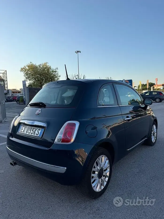 Usata Fiat 500 Lounge 95 CV (69 kW) 2015 Bluazzurro Berlina