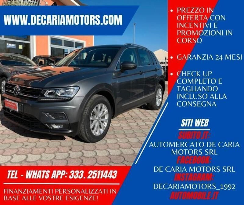 Grigio Usata 2019 VW Tiguan Sportline SUV | 20.900 € (Ottimo prezzo) - Immagine 1/4