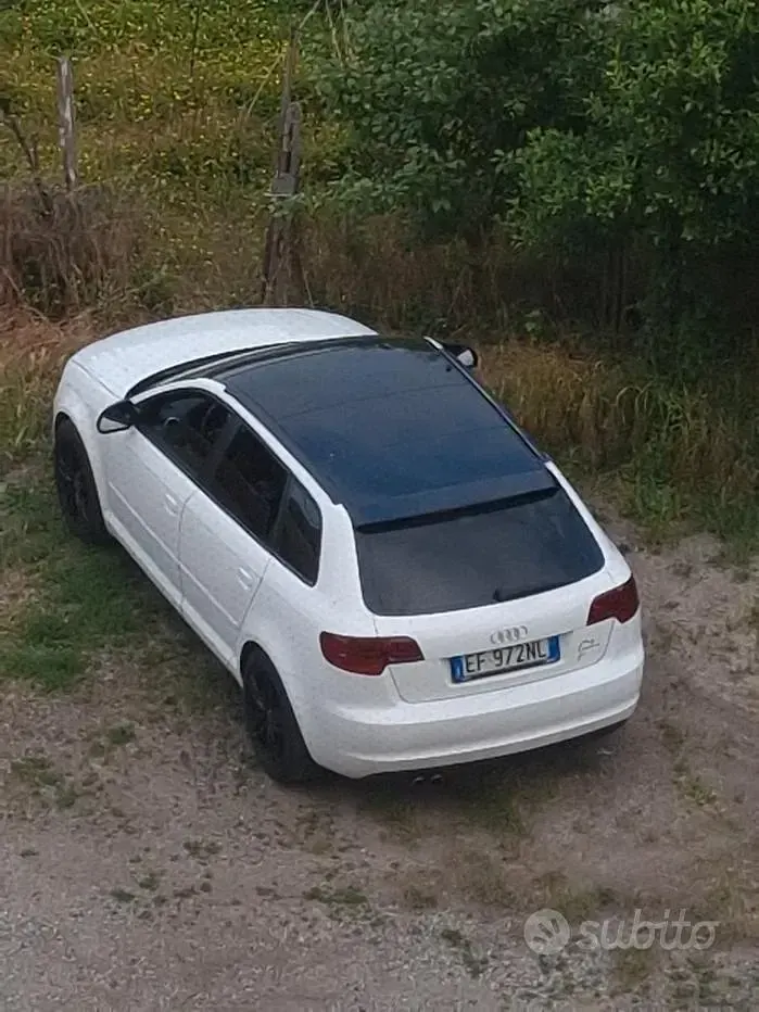 Usata Audi A3 S-Line 140 CV (102 kW) 2010 Bianco Utilitaria