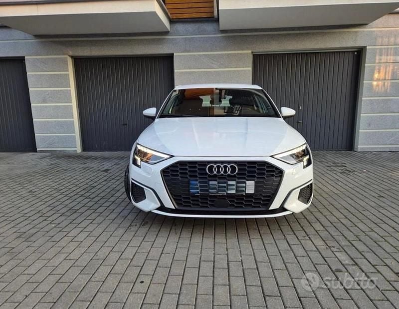 Usata Audi A3 Advanced 150 CV (110 kW) 2023 Bianco Berlina