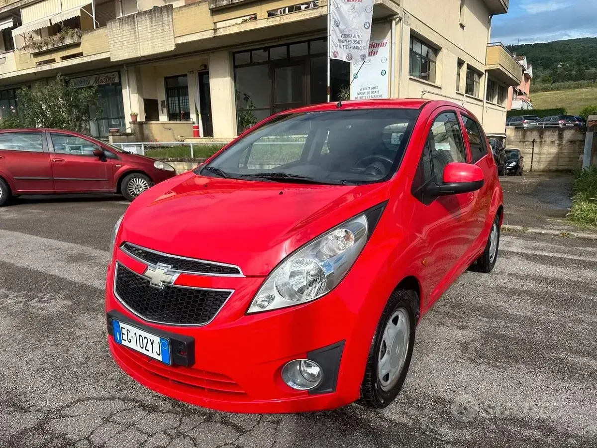 Usata Chevrolet Spark LS 68 CV (50 kW) 2011 Rosso Utilitaria