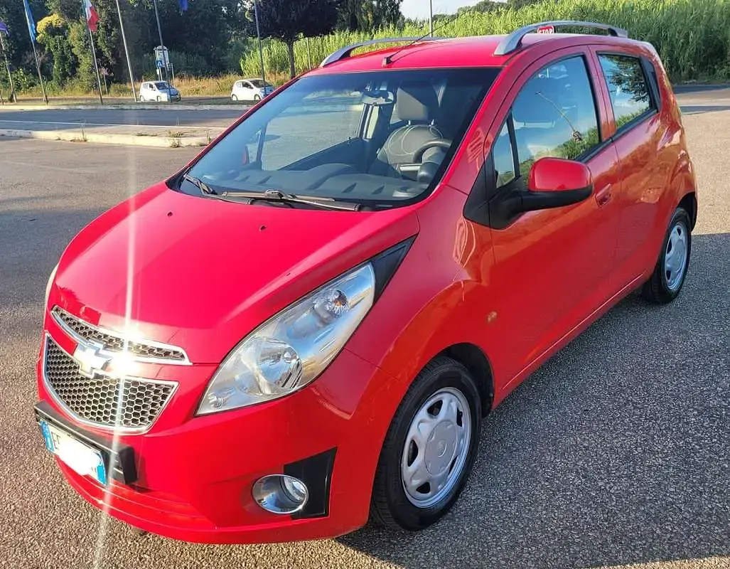 Usata Chevrolet Spark LS 68 CV (50 kW) 2010 Rosso Utilitaria