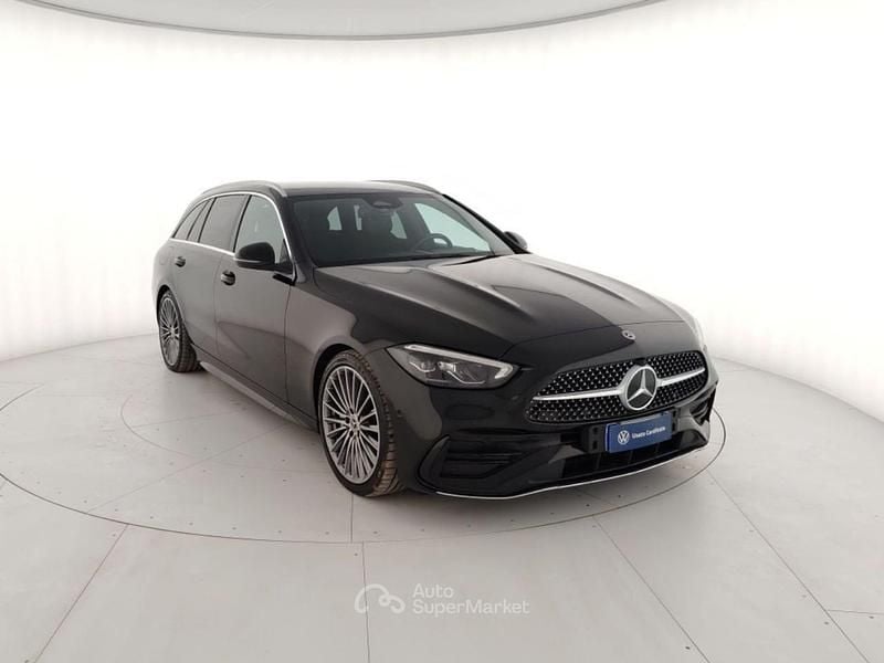 Usata Mercedes C220 Premium 200 CV (147 kW) 2021 Nero Station wagon
