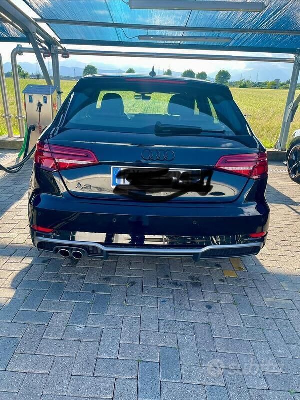 Usata Audi A3 S-Line 150 CV (110 kW) 2019 Nero Berlina