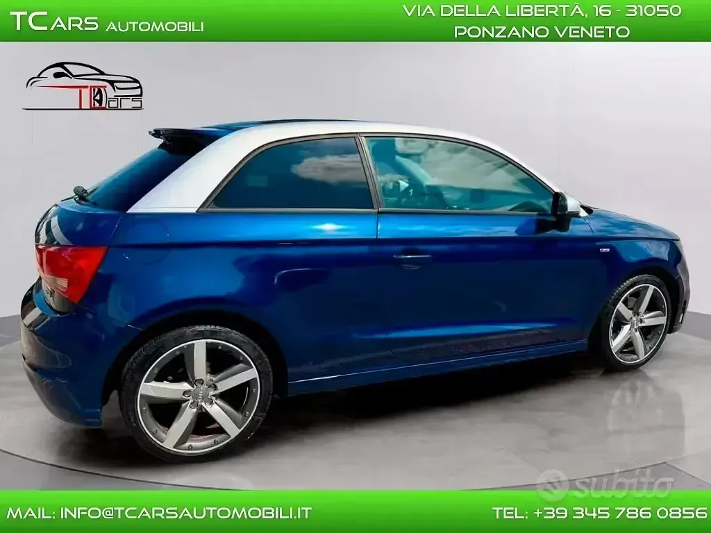 Usata Audi A1 S-Line 122 CV (89 kW) 2011 Blu Utilitaria