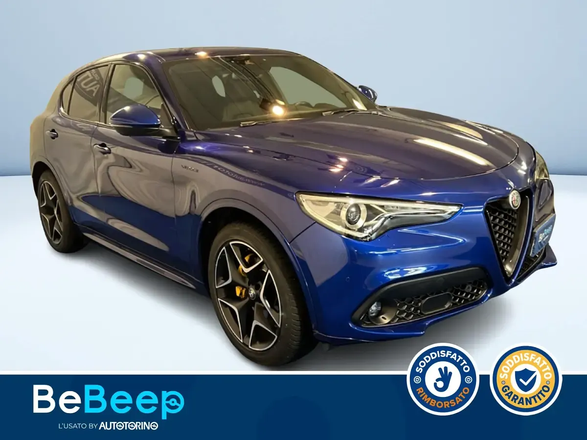Usata Alfa Romeo Stelvio Veloce 210 CV (154 kW) 2020 Blu metallizzato SUV