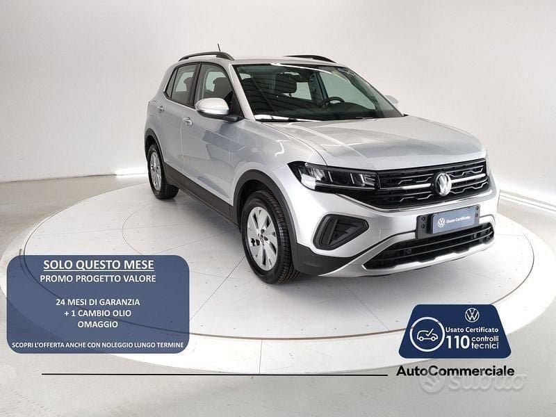 Argento Usata 2024 VW T-Cross Life SUV | 20.100 € (Buon prezzo) - Immagine 1/4