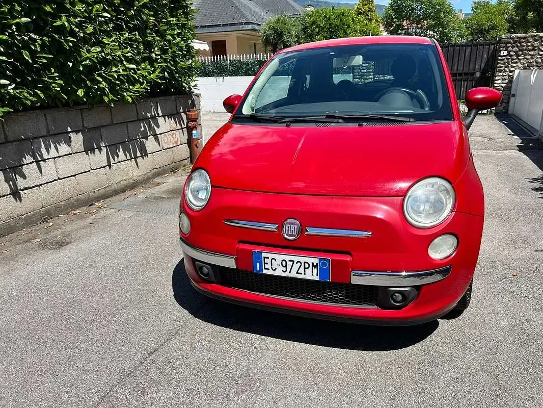 Usata Fiat 500 Sport 69 CV (50 kW) 2010 Rosso Utilitaria