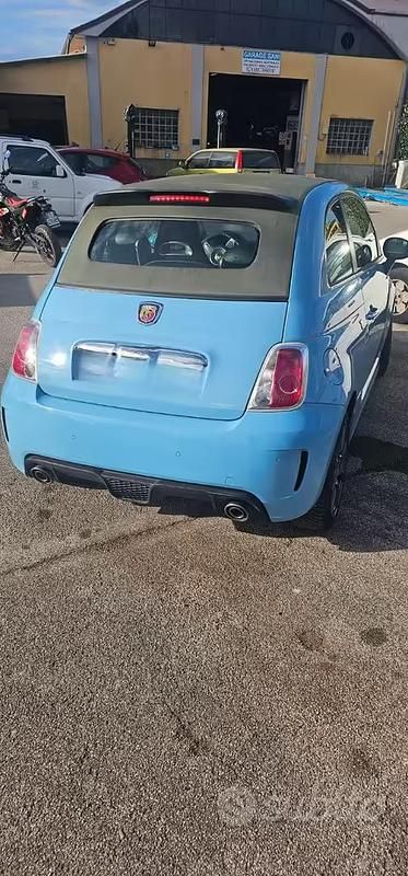Usata Abarth 500C 135 CV (99 kW) 2013 Blu Cabrio