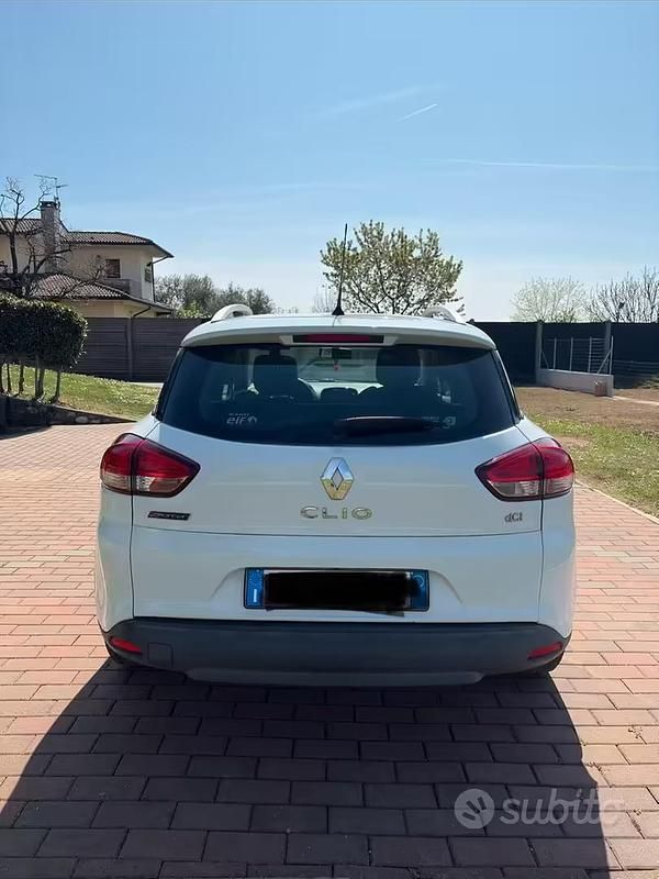 Usata Renault Clio GrandTour 75 CV (55 kW) 2014 Bianco Station wagon
