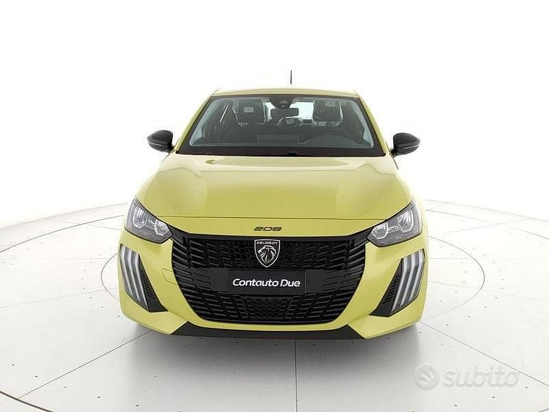 Nuova Peugeot 208 Style 2025 Giallo Utilitaria