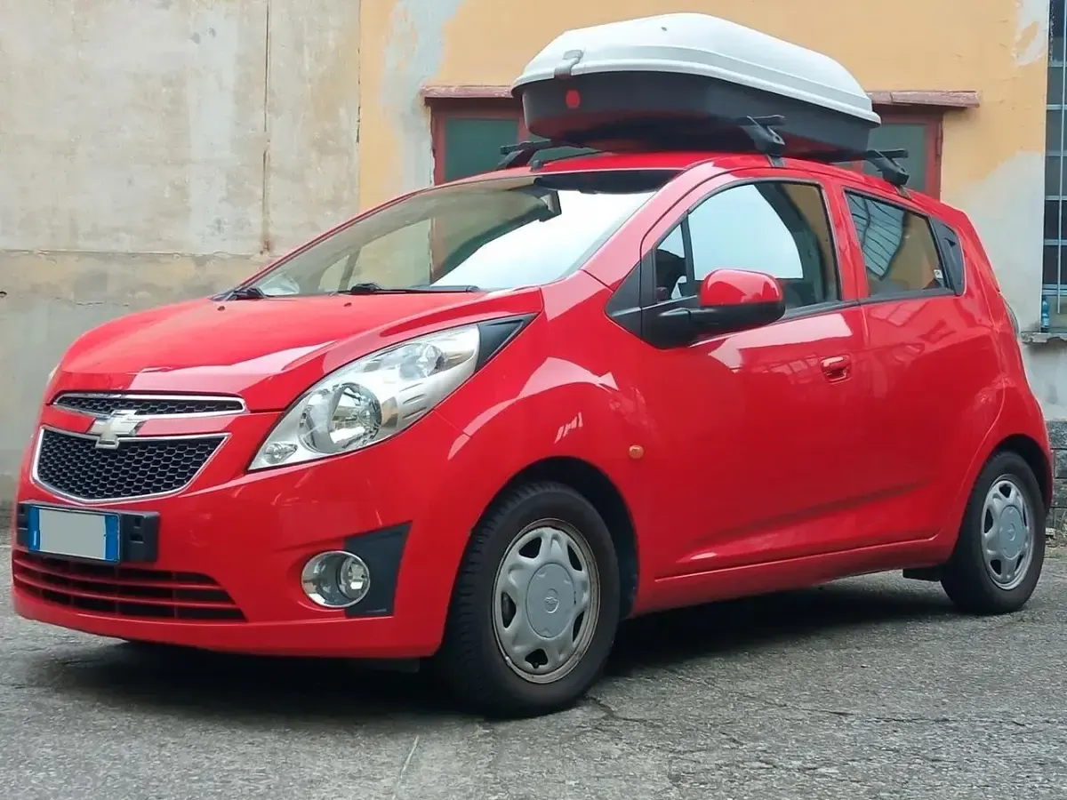 Usata Chevrolet Spark LS 68 CV (50 kW) 2011 Rosso Utilitaria