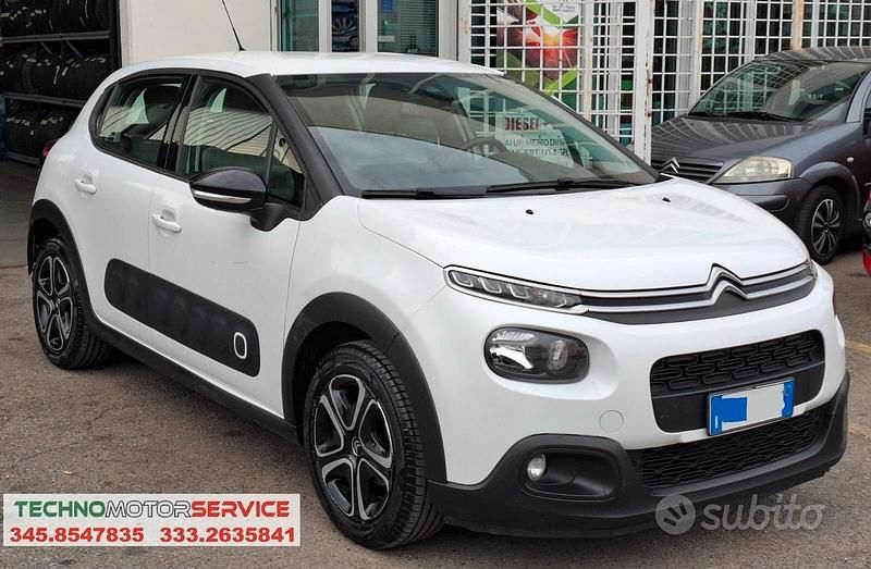 Usata Citroën C3 82 CV (60 kW) 2020 Bianco Utilitaria