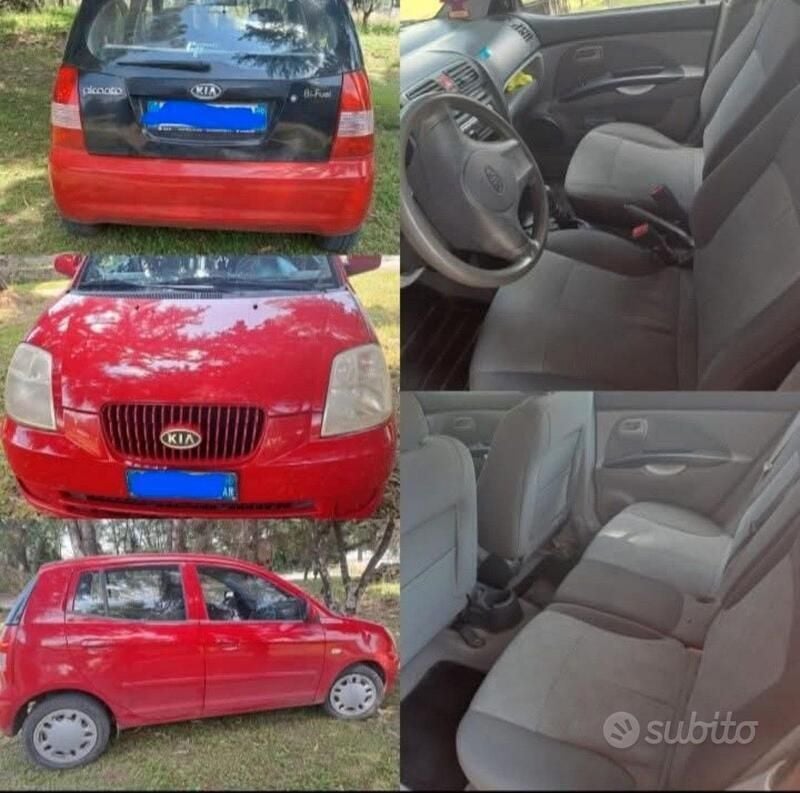 Usata Kia Picanto 2004 Rosso Utilitaria