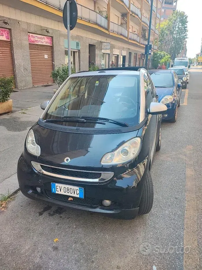 Usata Smart ForTwo Cabrio 71 CV (52 kW) 2014 Nero Cabrio