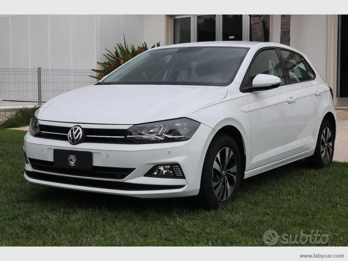 Usata VW Polo Comfortline 95 CV (69 kW) 2019 Bianco Utilitaria