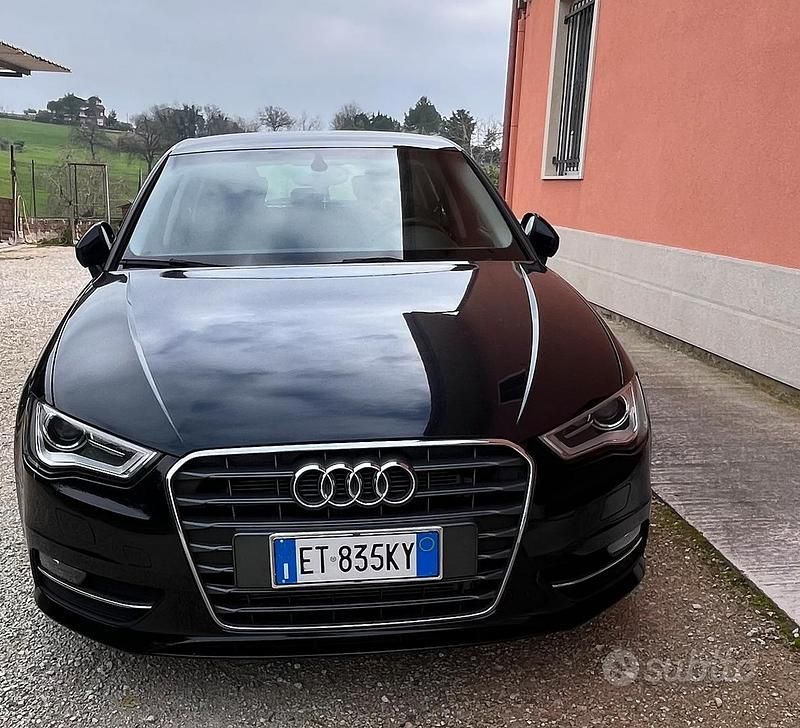 Usata Audi A3 105 CV (77 kW) 2014 Nero Berlina