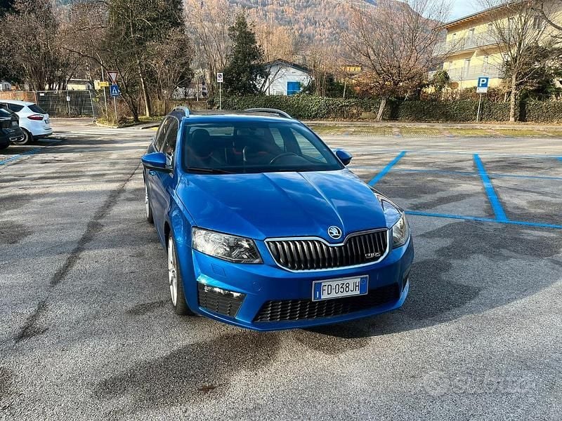 Usata Skoda Octavia RS 184 CV (135 kW) 2016 Blu Station wagon