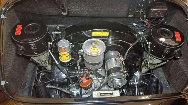 Usata Porsche 356 60 CV (44 kW) 1962 Nero Cabrio
