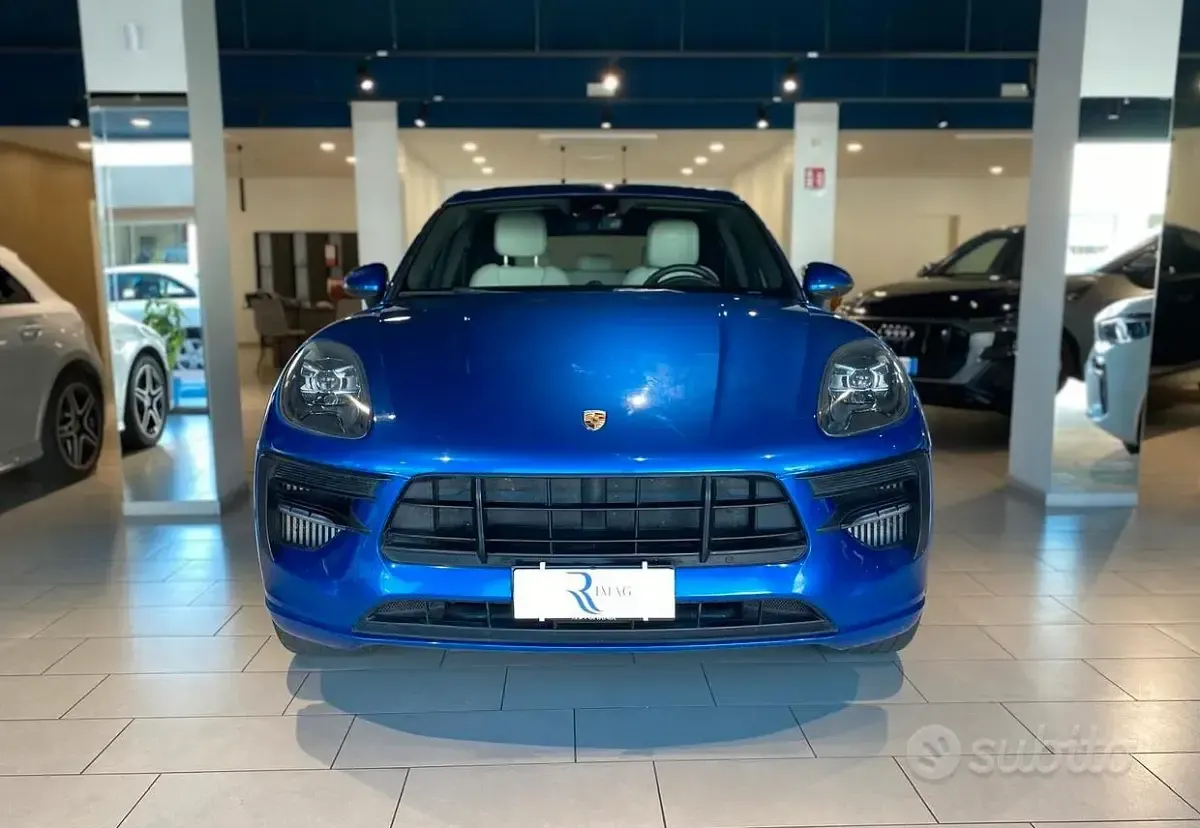 Usata Porsche Macan 354 CV (260 kW) 2019 Blu/azzurro SUV