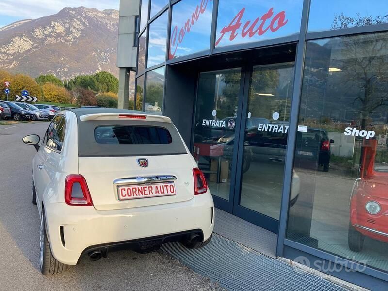 Usata Fiat 500C Abarth 200 CV (147 kW) 2013 Bianco Cabrio