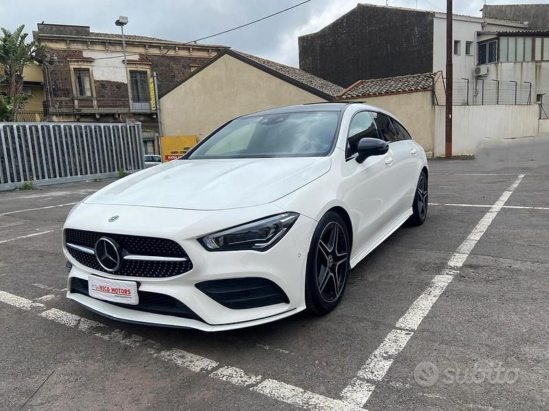 Usata Mercedes CLA200 Shooting Brake Premium 150 CV (110 kW) 2019 Bianco Station wagon