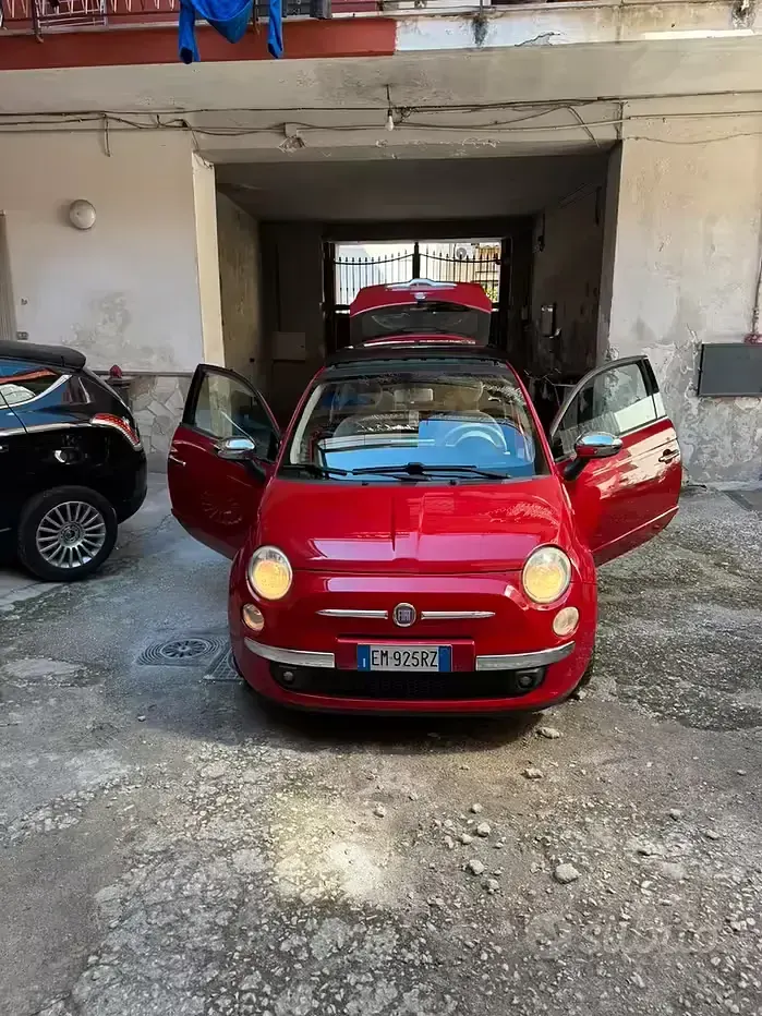 Usata Fiat 500 95 CV (69 kW) 2012 Rosso Utilitaria