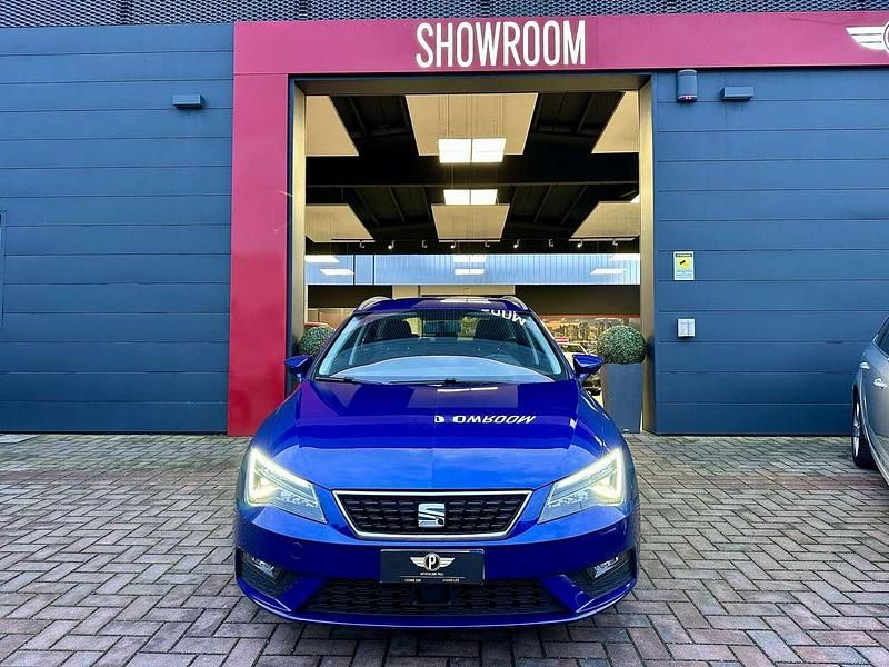 Usata Seat Leon ST Business 116 CV (85 kW) 2020 Blu/azzurro Station wagon