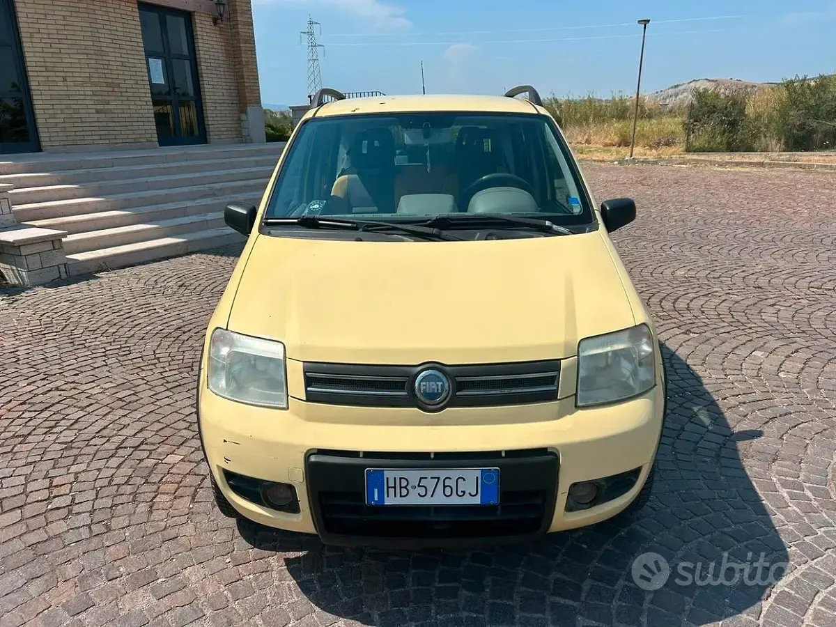 Usata Fiat Panda 4x4 Climbing 60 CV (44 kW) 2004 Giallo Utilitaria