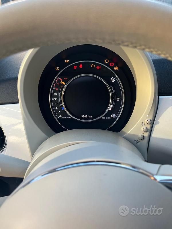 Usata Fiat 500 70 CV (51 kW) 2022 Bianco Utilitaria