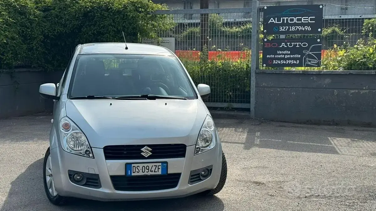 Usata Suzuki Splash GLS 65 CV (47 kW) 2008 Grigio Utilitaria