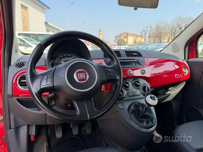 Usata Fiat 500 69 CV (50 kW) 2008 Rosso Berlina